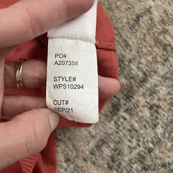 41 HAWTHORN Crew Neck Pullover Sweater Aubree Orange Sz 2X Plus Fall Side Slit - Picture 6 of 9